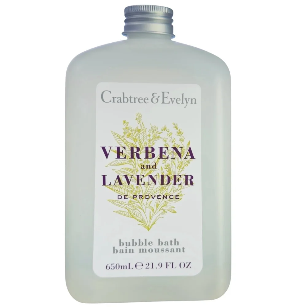 Crabtree & Evelyn Verbena and Lavender De Provence Bubble Bath Shower Gel 21.9oz